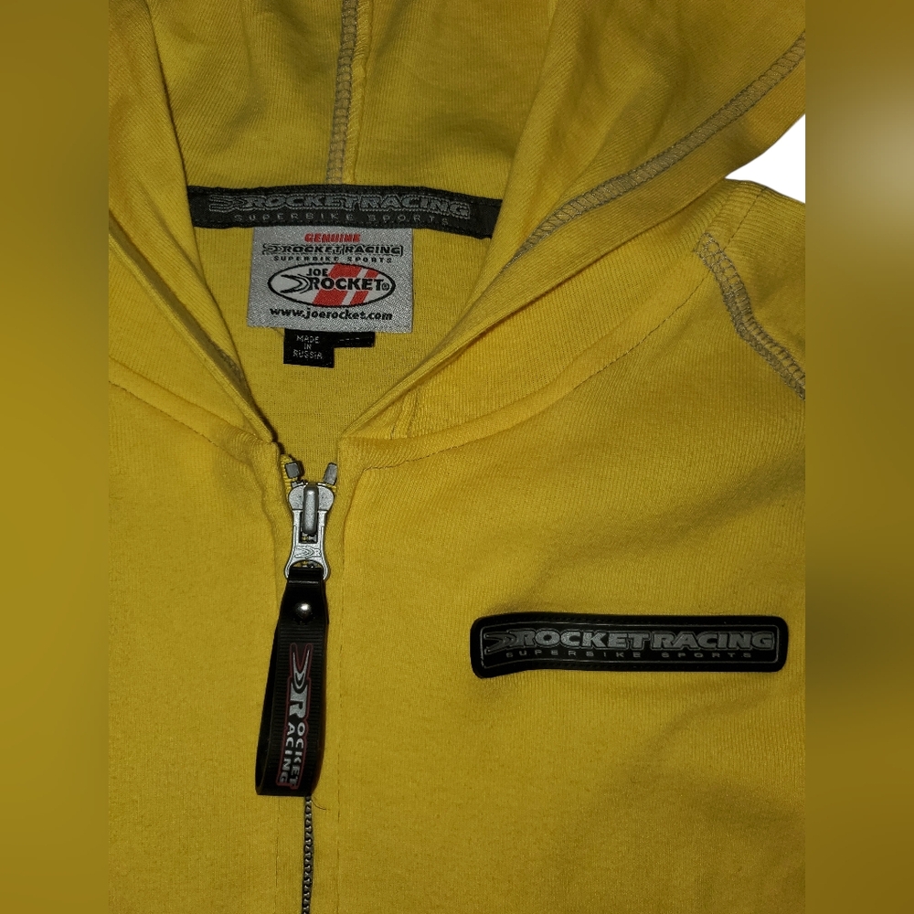 Joe Rocket Yellow Racing Jacket - Picture 4 of 5